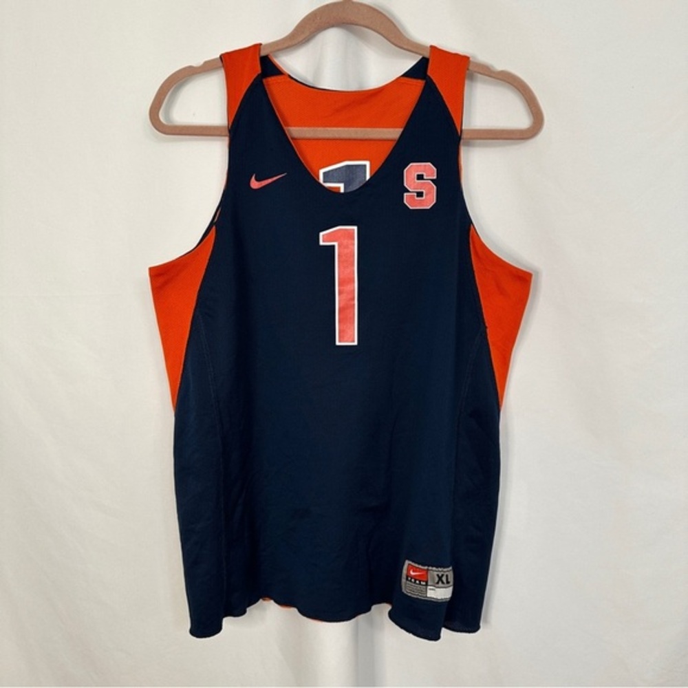 Nike Jersey Syracuse #1 Reversible Tank Top Sleeveless NCAA Youth Kids Sz XL